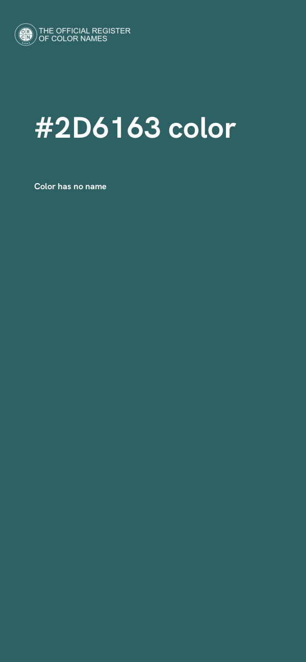 #2D6163 color image