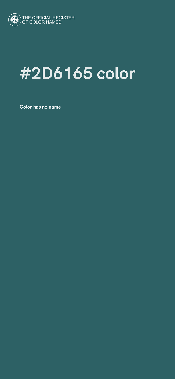 #2D6165 color image