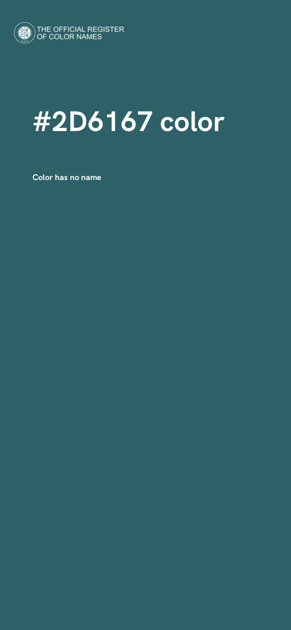 #2D6167 color image