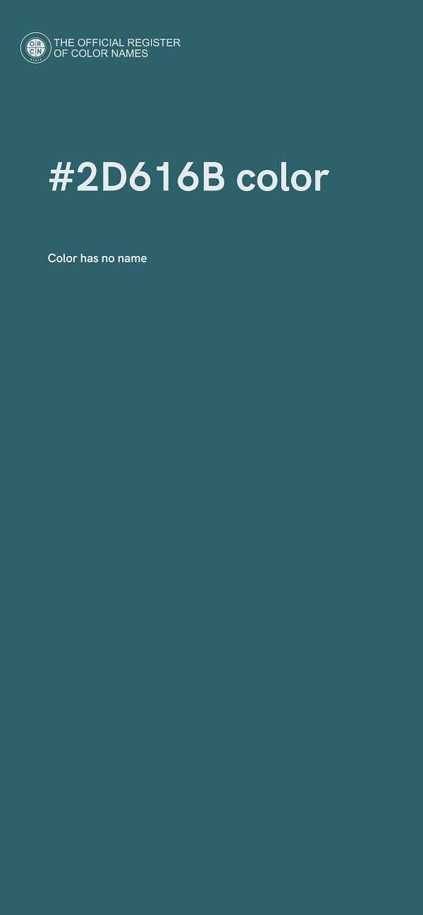 #2D616B color image