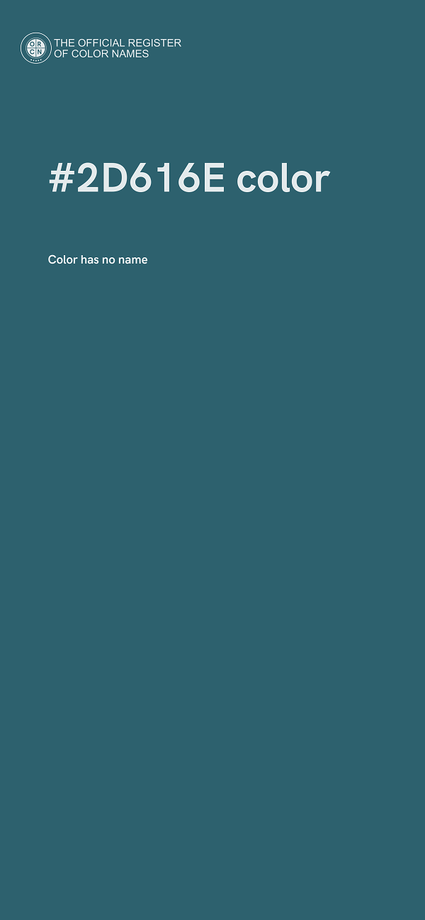 #2D616E color image