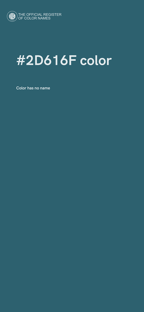 #2D616F color image