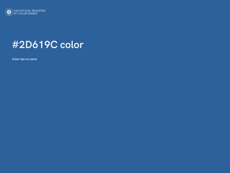 #2D619C color image