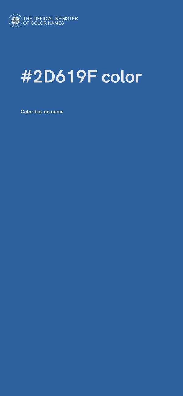 #2D619F color image