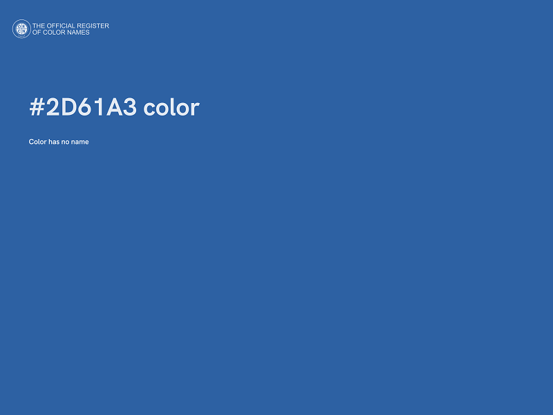 #2D61A3 color image