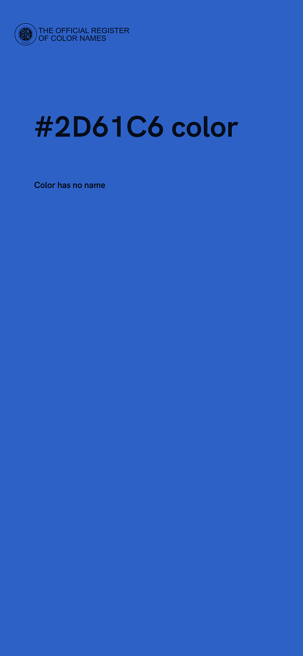 #2D61C6 color image