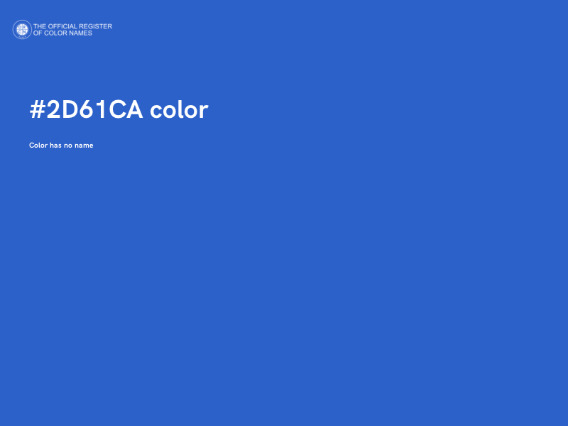 #2D61CA color image
