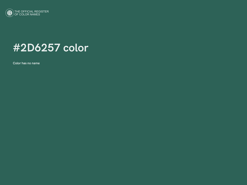 #2D6257 color image