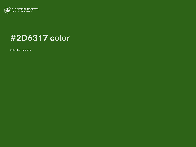 #2D6317 color image