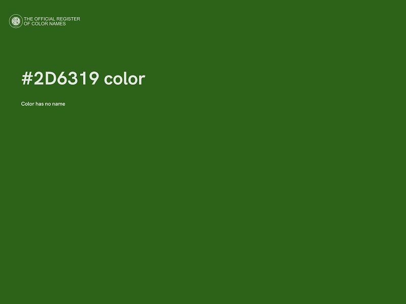 #2D6319 color image
