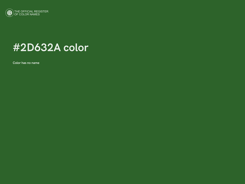 #2D632A color image