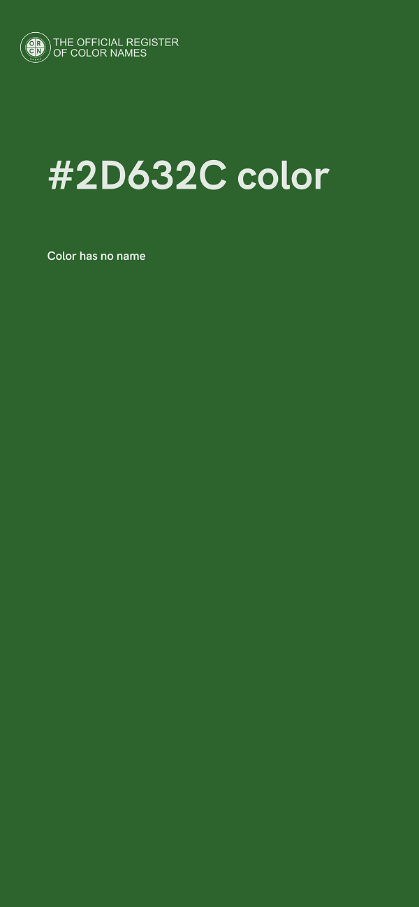 #2D632C color image