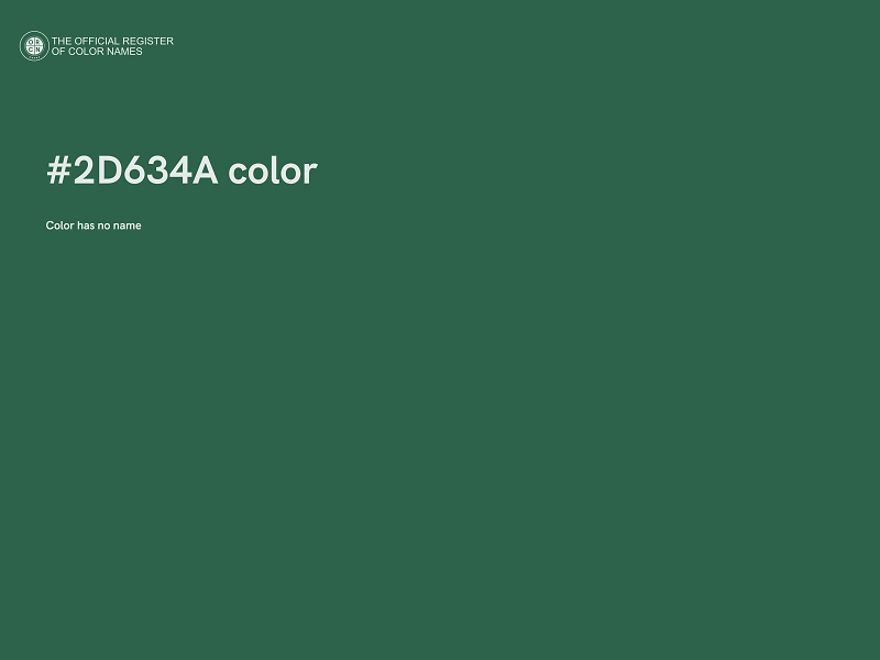 #2D634A color image