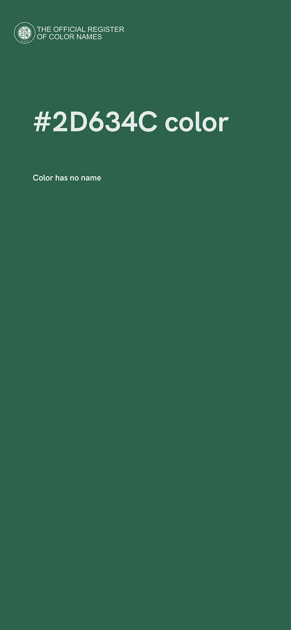 #2D634C color image