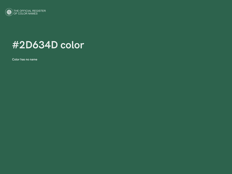 #2D634D color image