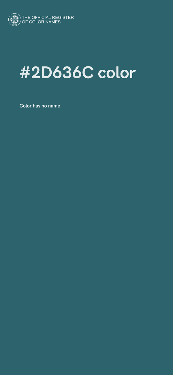 #2D636C color image