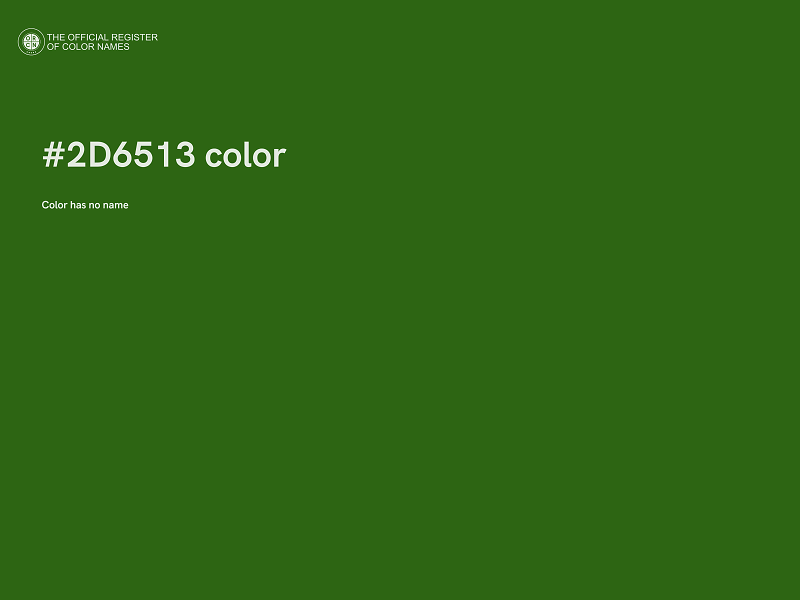 #2D6513 color image