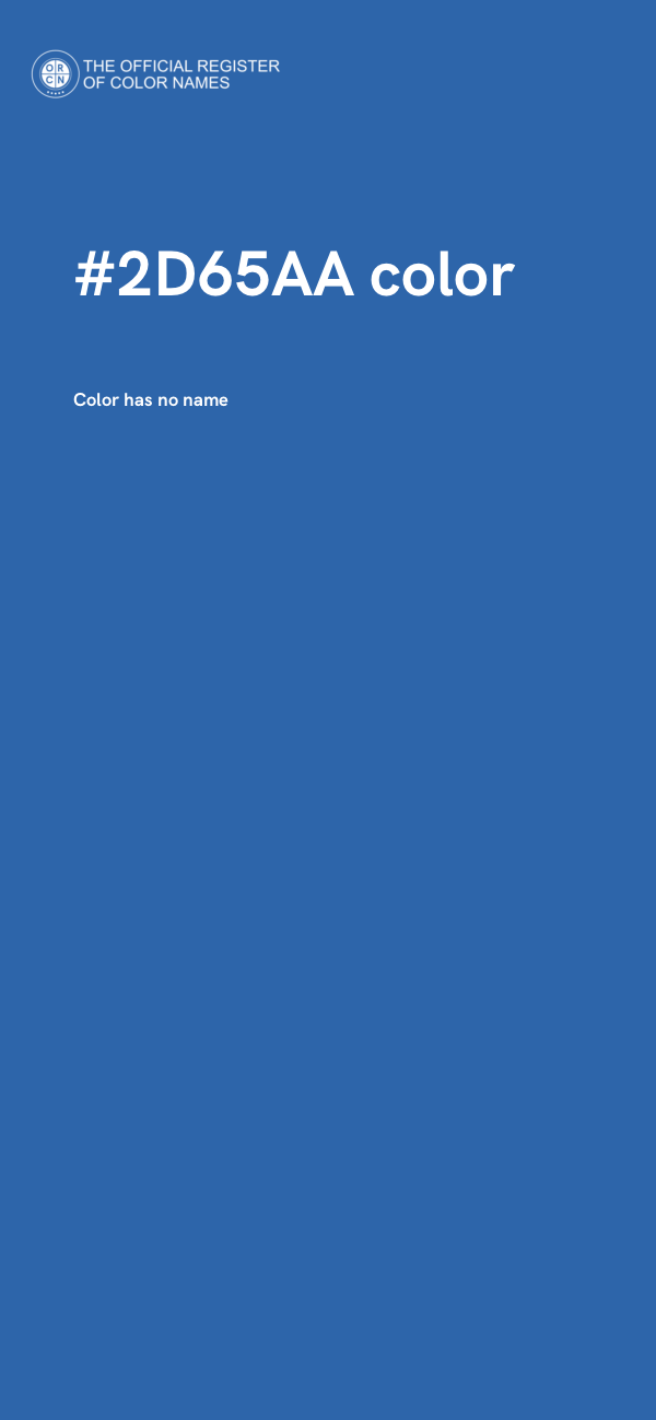 #2D65AA color image