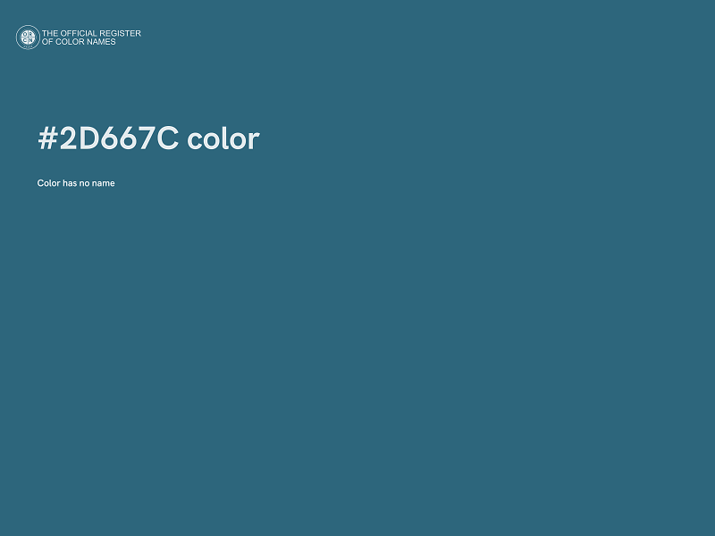 #2D667C color image