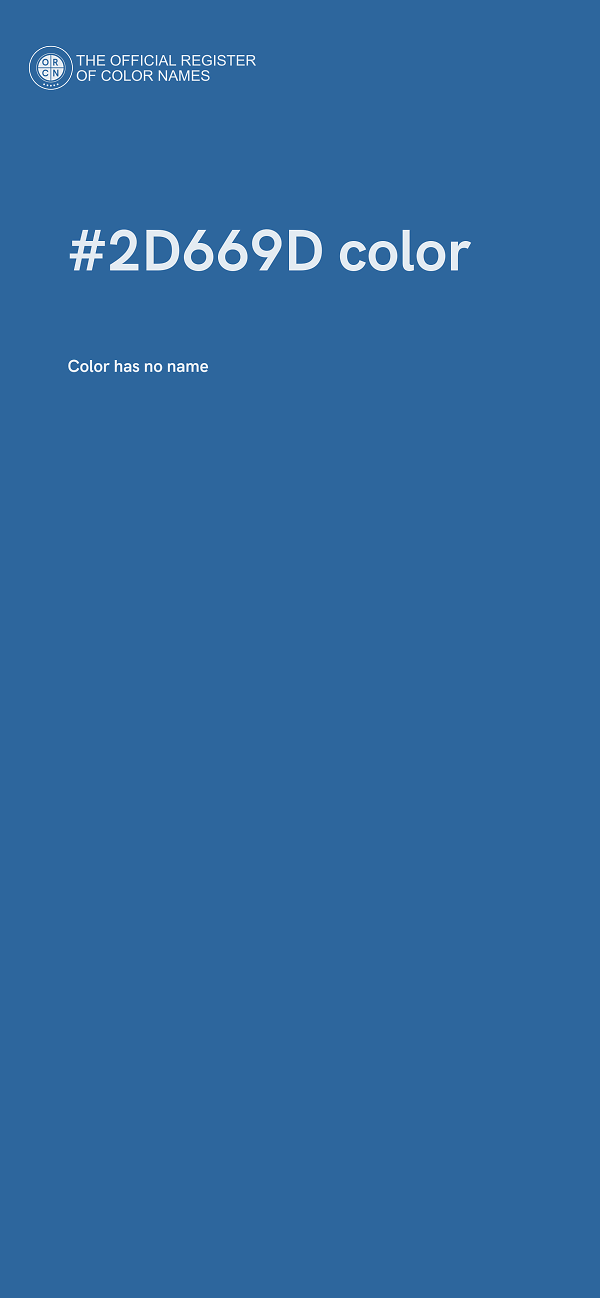 #2D669D color image
