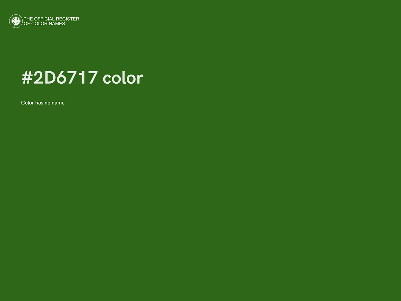 #2D6717 color image