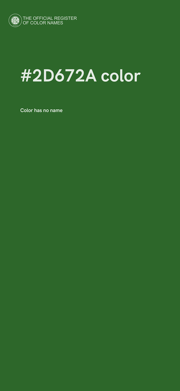 #2D672A color image