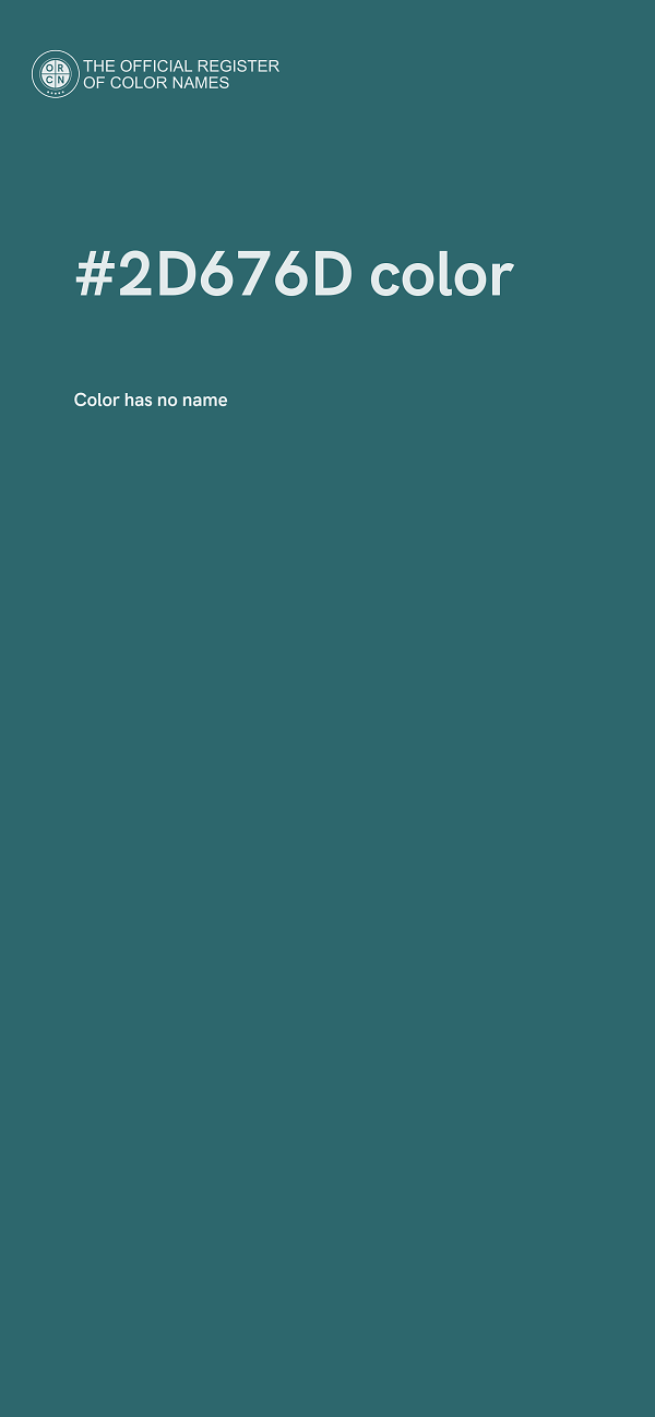 #2D676D color image
