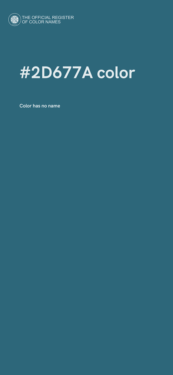 #2D677A color image