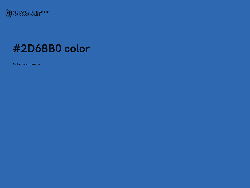 #2D68B0 color image