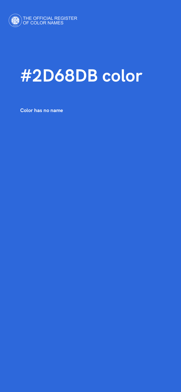#2D68DB color image