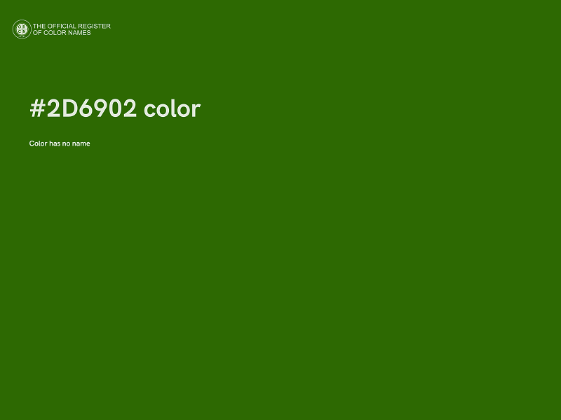 #2D6902 color image