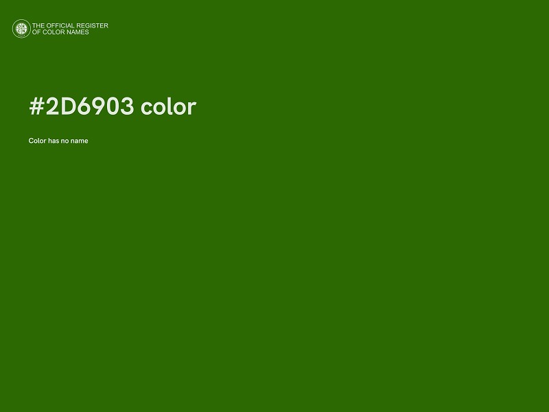 #2D6903 color image