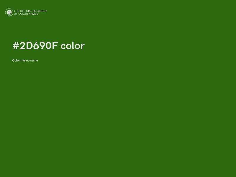 #2D690F color image