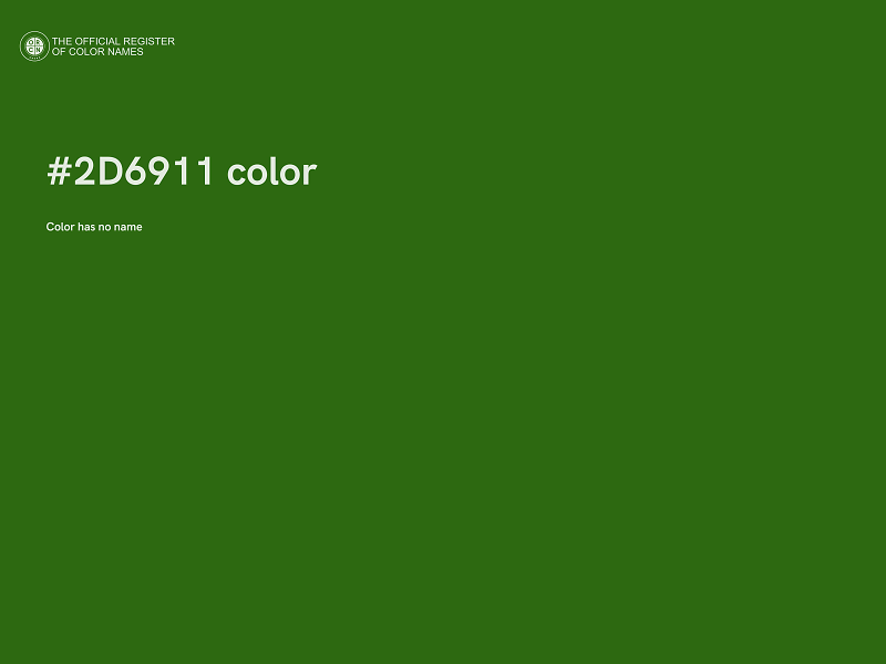 #2D6911 color image