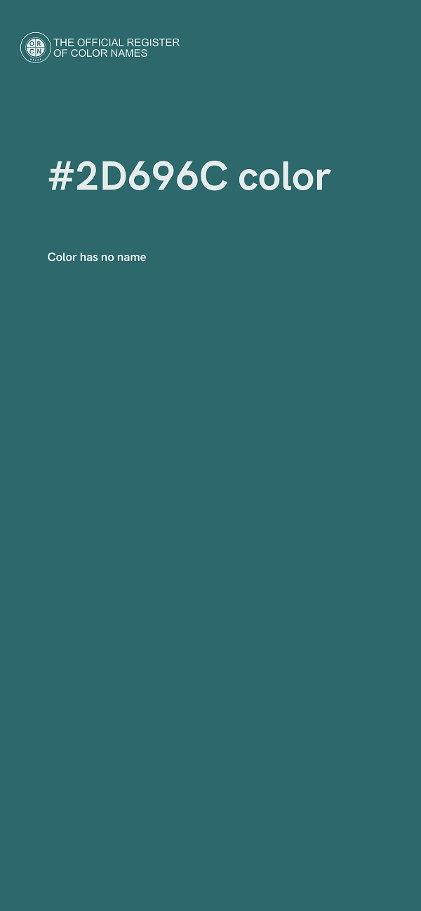 #2D696C color image