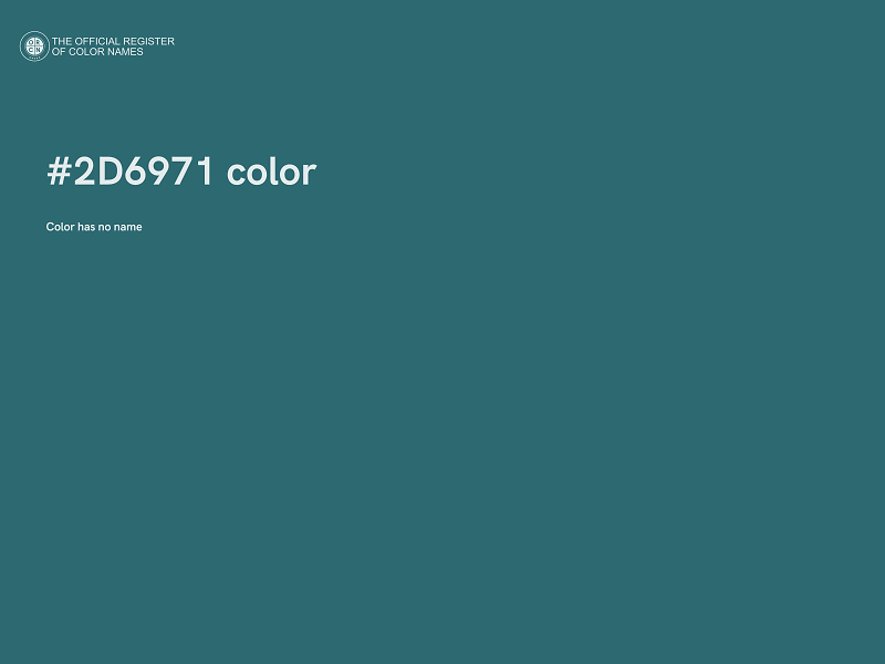 #2D6971 color image