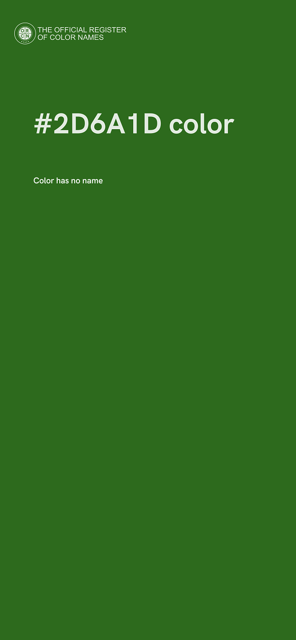 #2D6A1D color image