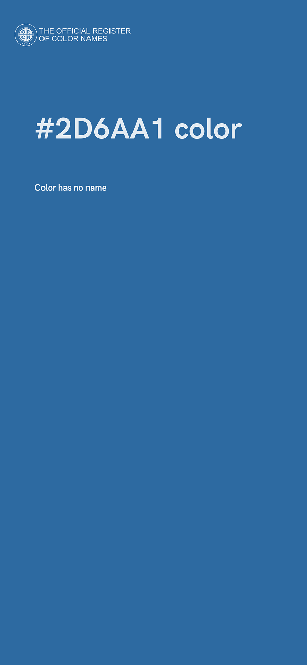 #2D6AA1 color image