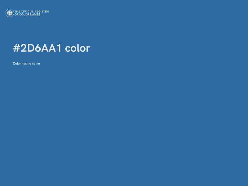 #2D6AA1 color image