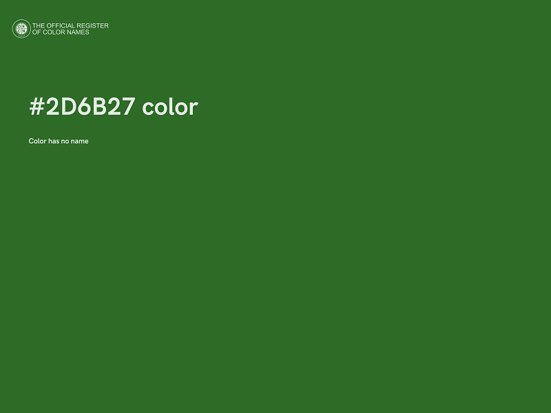 #2D6B27 color image