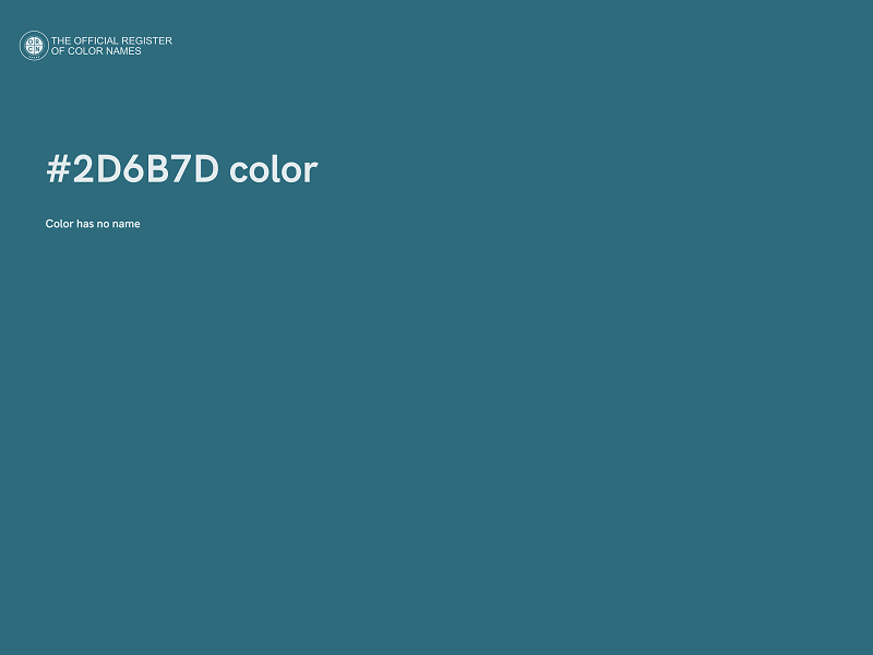 #2D6B7D color image