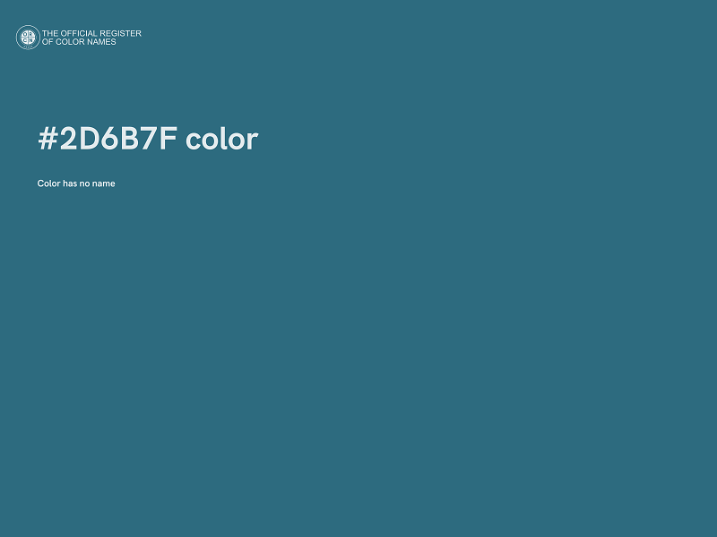 #2D6B7F color image