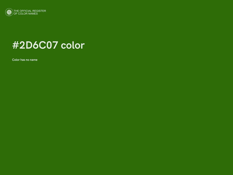 #2D6C07 color image