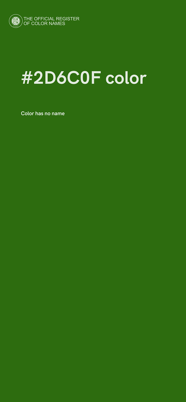 #2D6C0F color image