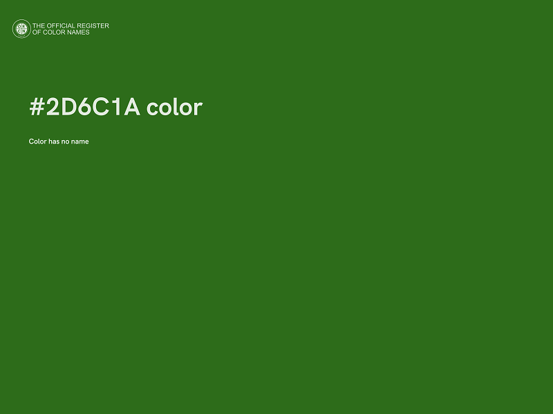 #2D6C1A color image