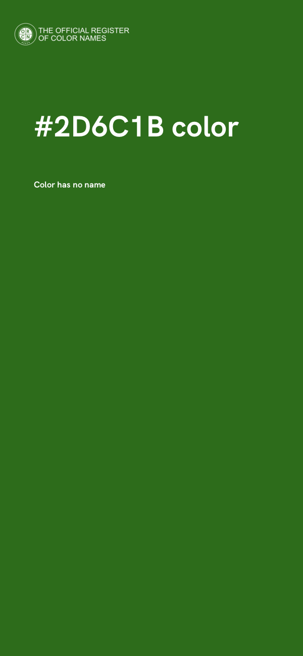 #2D6C1B color image