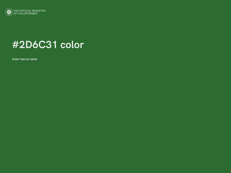 #2D6C31 color image