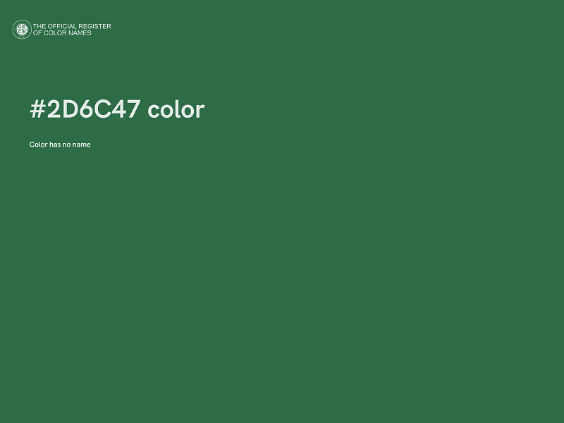 #2D6C47 color image