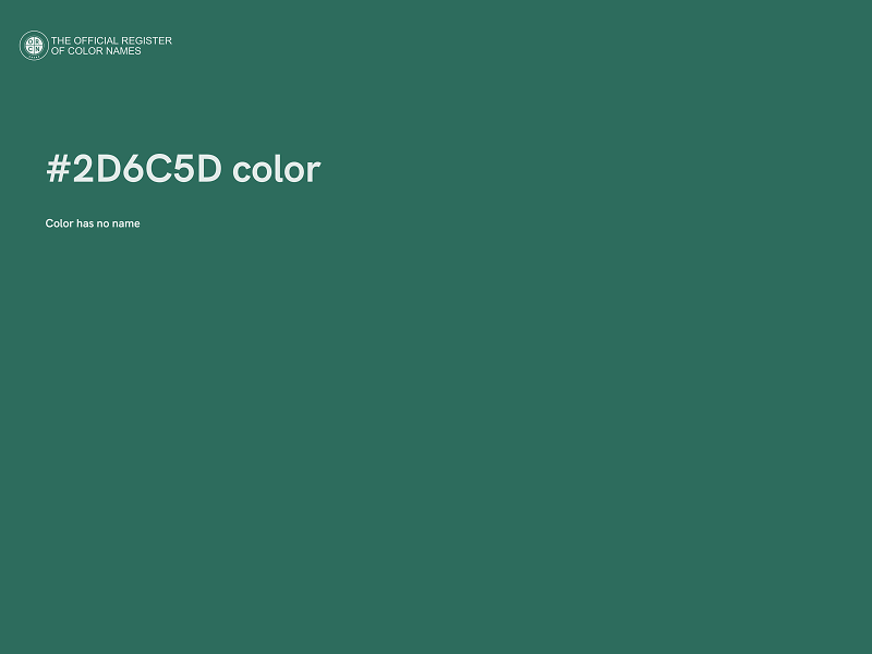 #2D6C5D color image