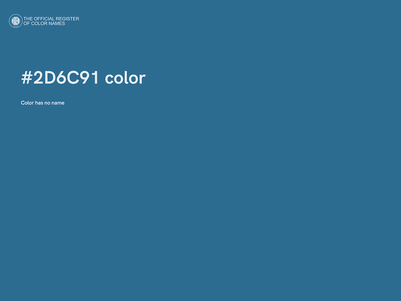 #2D6C91 color image
